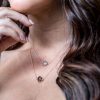 Amy Rose Gold Smoky Quartz Necklace - Image 2