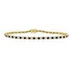 Sapphire & Diamond Tennis Bracelet - Image 2