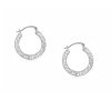 Greek Key Hoop Earrings - Image 2