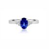 Sapphire & Diamond Petite Ring