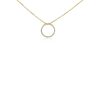 Petite Diamond Circle Necklace