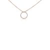 Petite Diamond Circle Necklace - Image 3