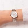Emporio Armani Gianni T-Bar Rose and Silver Ladies Watch - Image 2