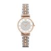 Emporio Armani Gianni T-Bar Rose and Silver Ladies Watch