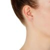 Classic White Gold Diamond Stud Earrings - Image 5
