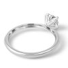 Round Brilliant 4 Claw Tulip Solitaire Diamond Ring - Image 4
