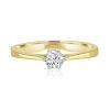 Petite Solitaire Diamond Ring