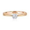 Petite Solitaire Diamond Ring - Image 3
