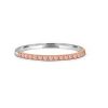 Claw Set Pink Diamond Band - Image 2