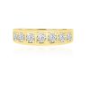 7 Across Grain Set Diamond Ring