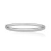 5mm Oval Bangle in Yellow, Rose or White Gold - Image 2