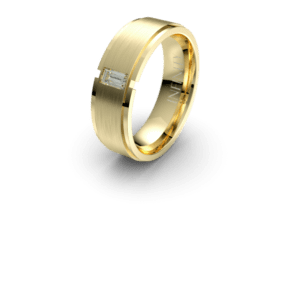 IN1460D Mens Yellow Gold Diamond Ring