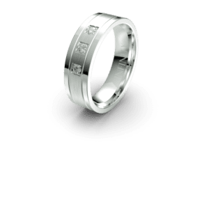 IN1526D Mens White Gold Diamond Ring