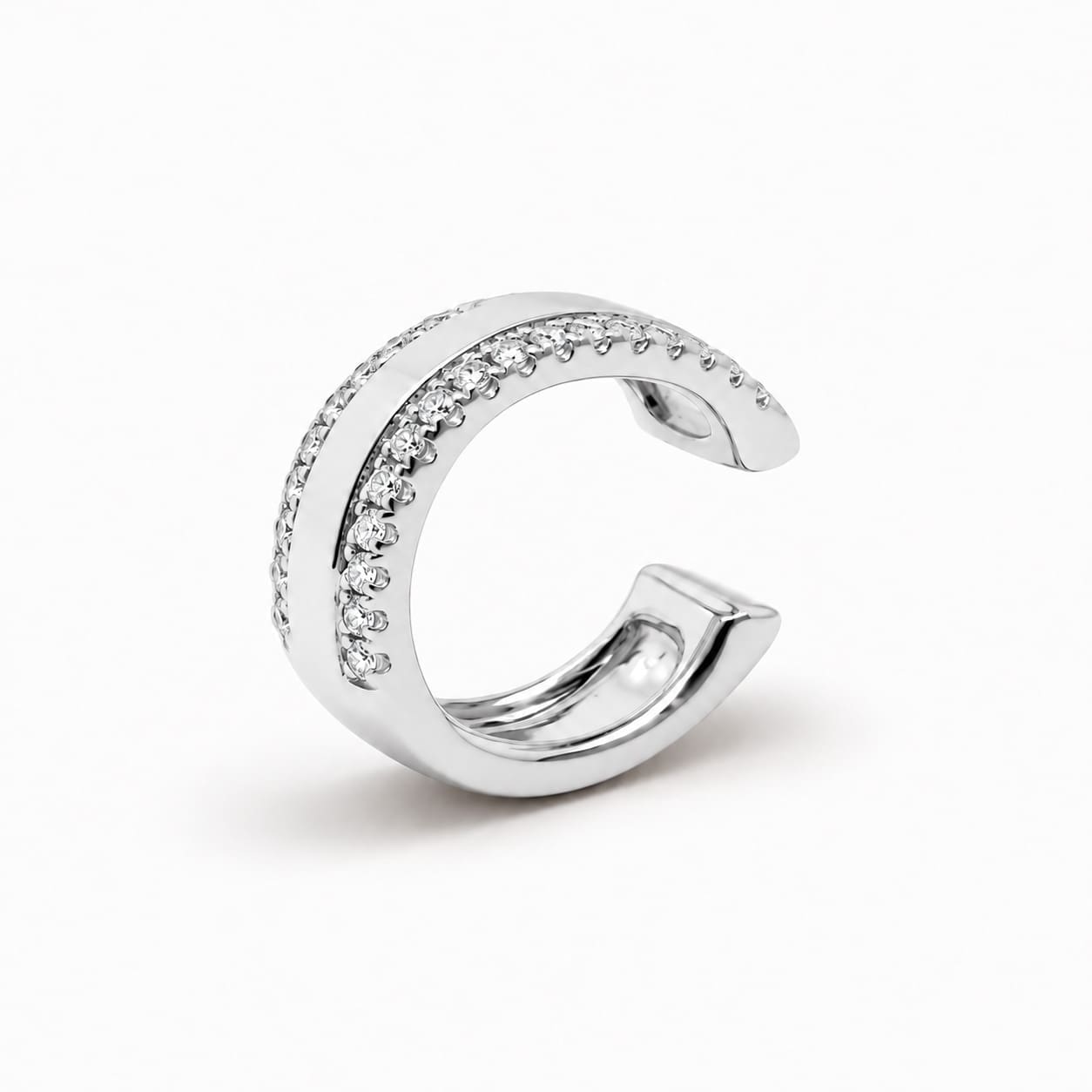 Helix Diamond Ear Cuff - Image 8