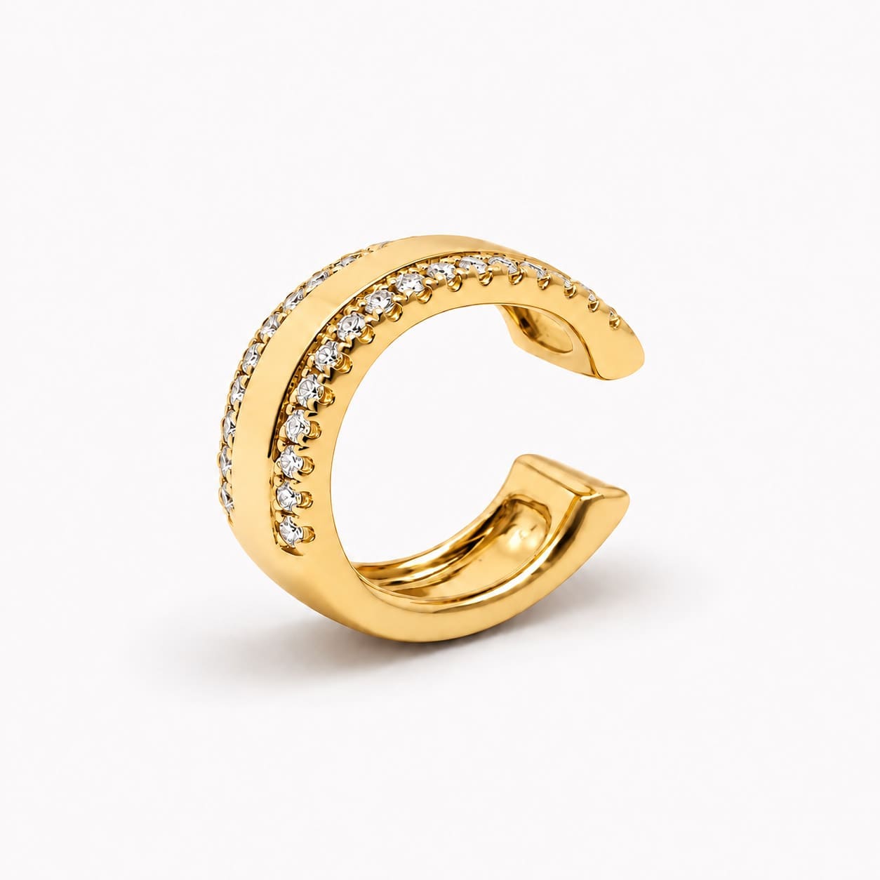 Helix Diamond Ear Cuff - Image 7