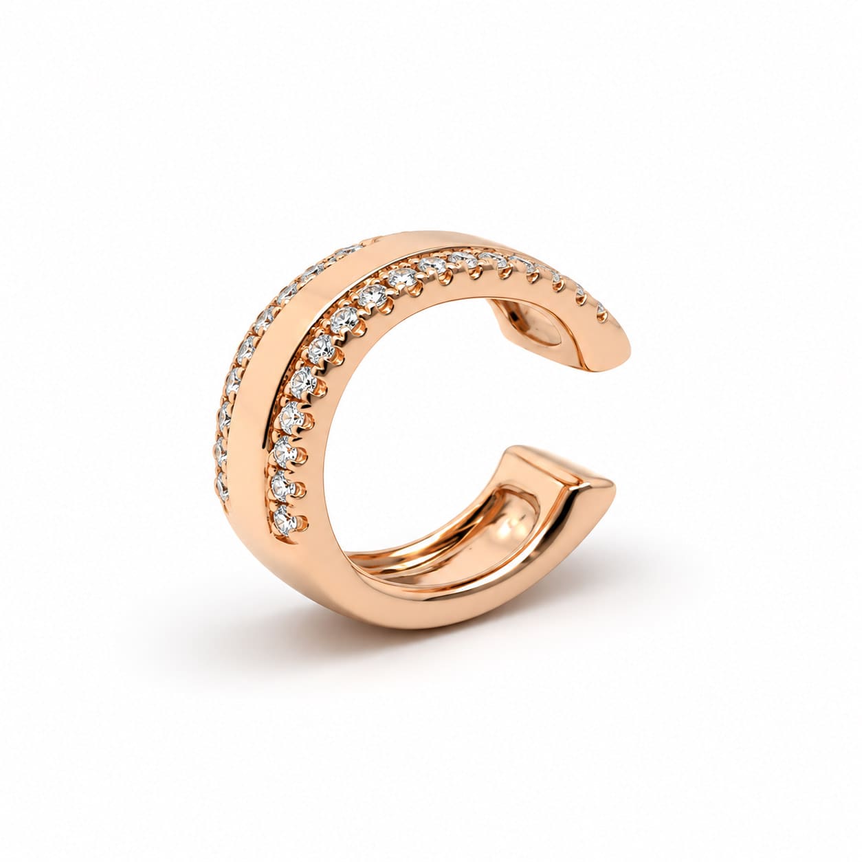 Helix Diamond Ear Cuff - Image 9