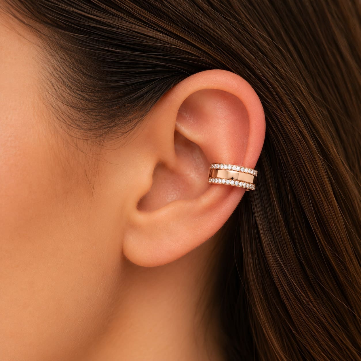Helix Diamond Ear Cuff - Image 12