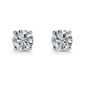 Classic Diamond Stud Earrings