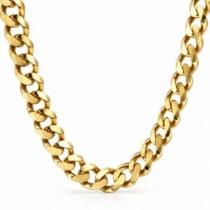9ct Yellow Gold Solid Cuban Chain