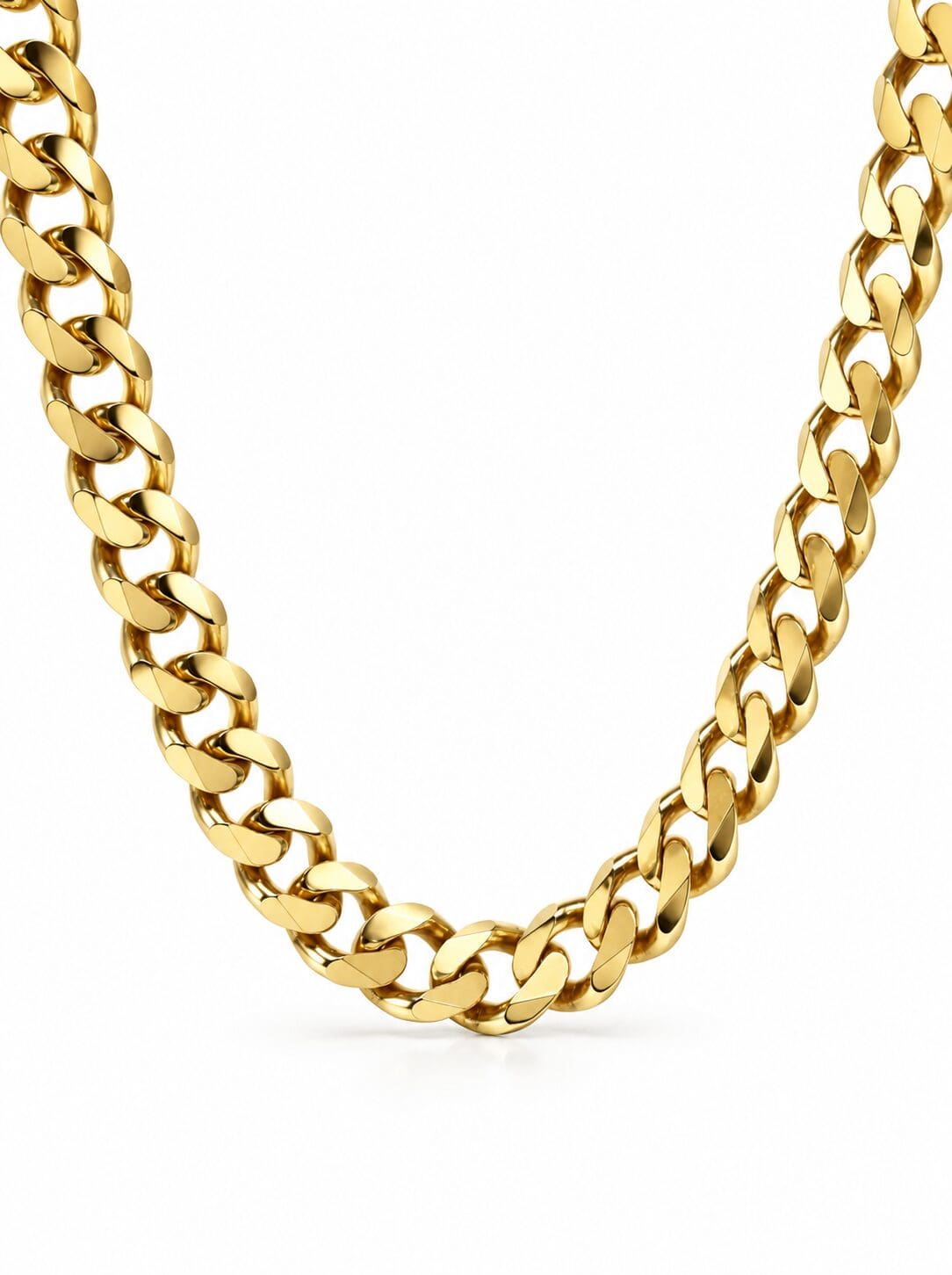 9ct Yellow Gold Solid Cuban Chain