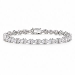 Mosaic Pear Diamond Bracelet