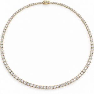 Signature Graduated Diamond Tennis Necklace